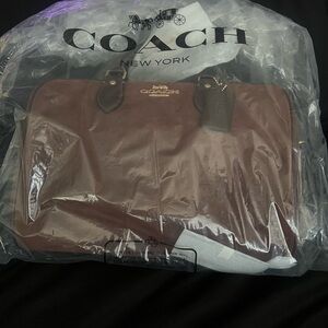 Coach Large Suede Rowan NWT